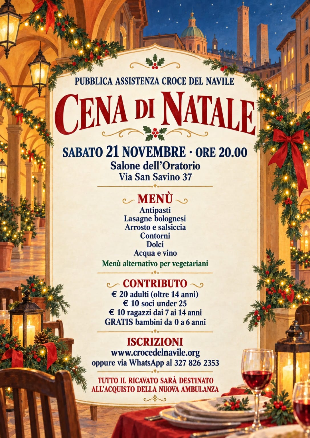 Locandina Cena di Natale 2026